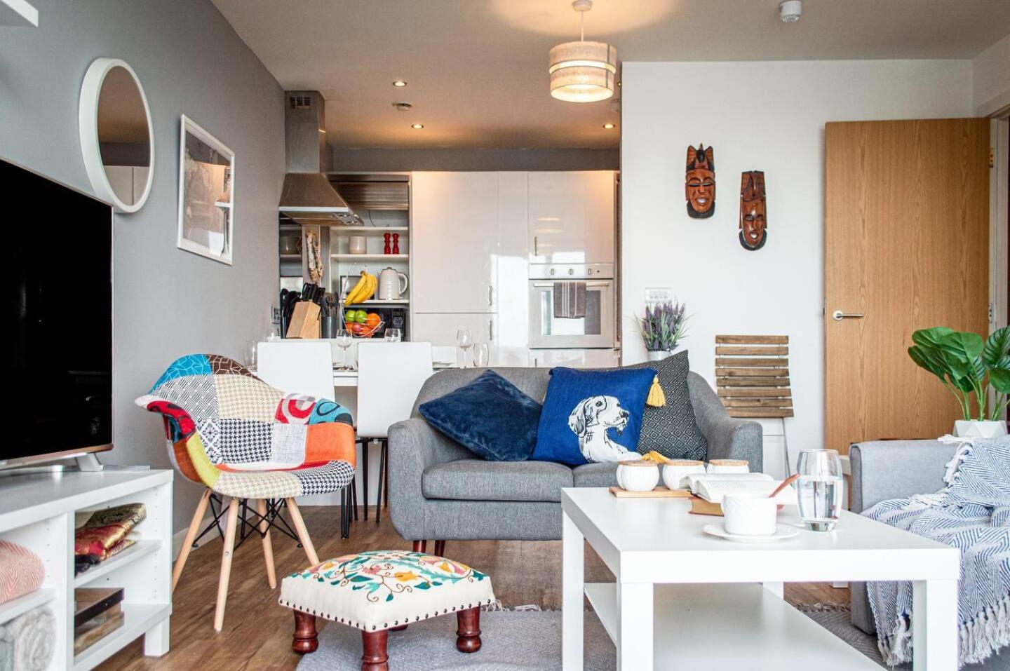 Stunning Mersey View Flat W Parking In Liverpool Exterior foto